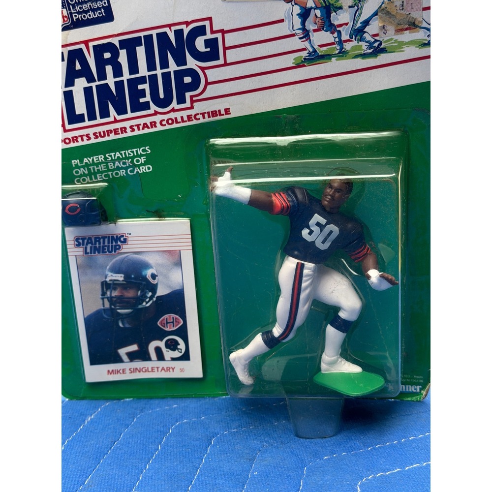 Mike Singletary 1989 Starting Lineup SLU Chicago Bears Brand New Sealed Da Bears